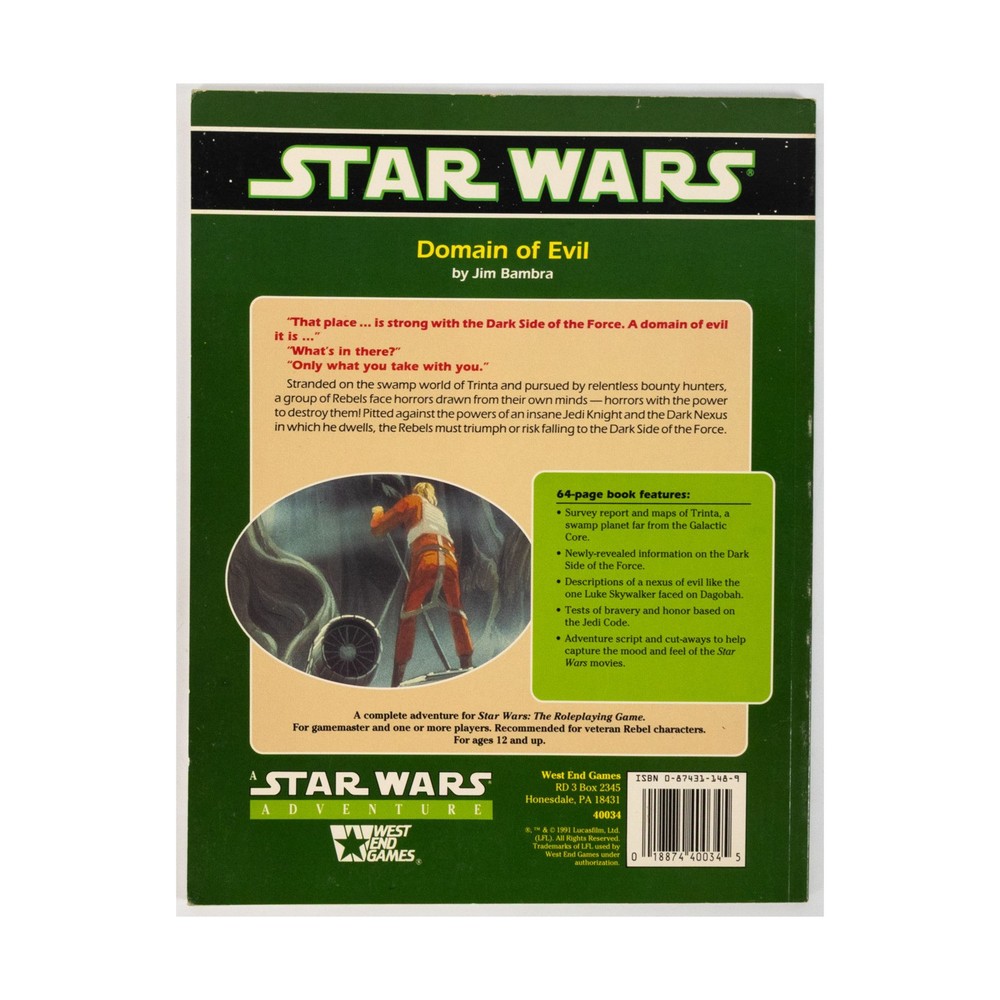 West End Star Wars Domain of Evil VG
