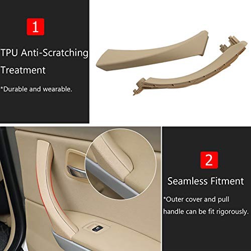 for BMW 3 Series E90/E91 Door Handle Replacement Pull Handle+Outer Cover Right