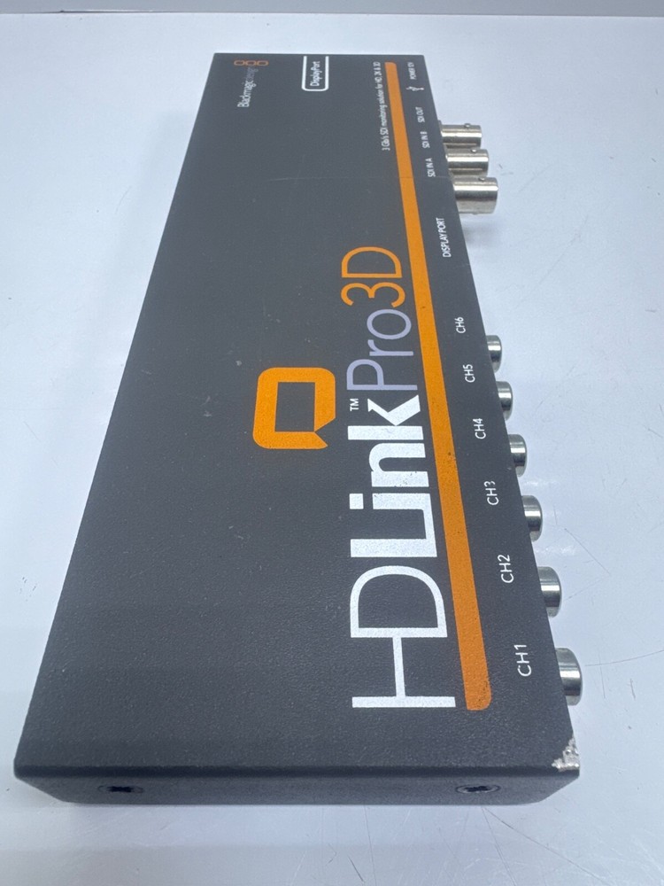Black Magic Design HD Link Pro 3D SDI to 6 Channel Audio Decoder/2x SDI out Mon