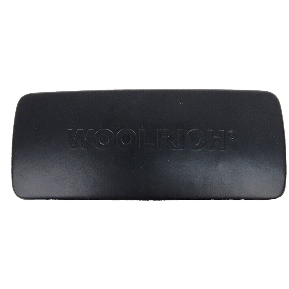GENUINE WOOLRICH Eyeglass/Sunglasses Case Leather Hard Clam Shell. EUC