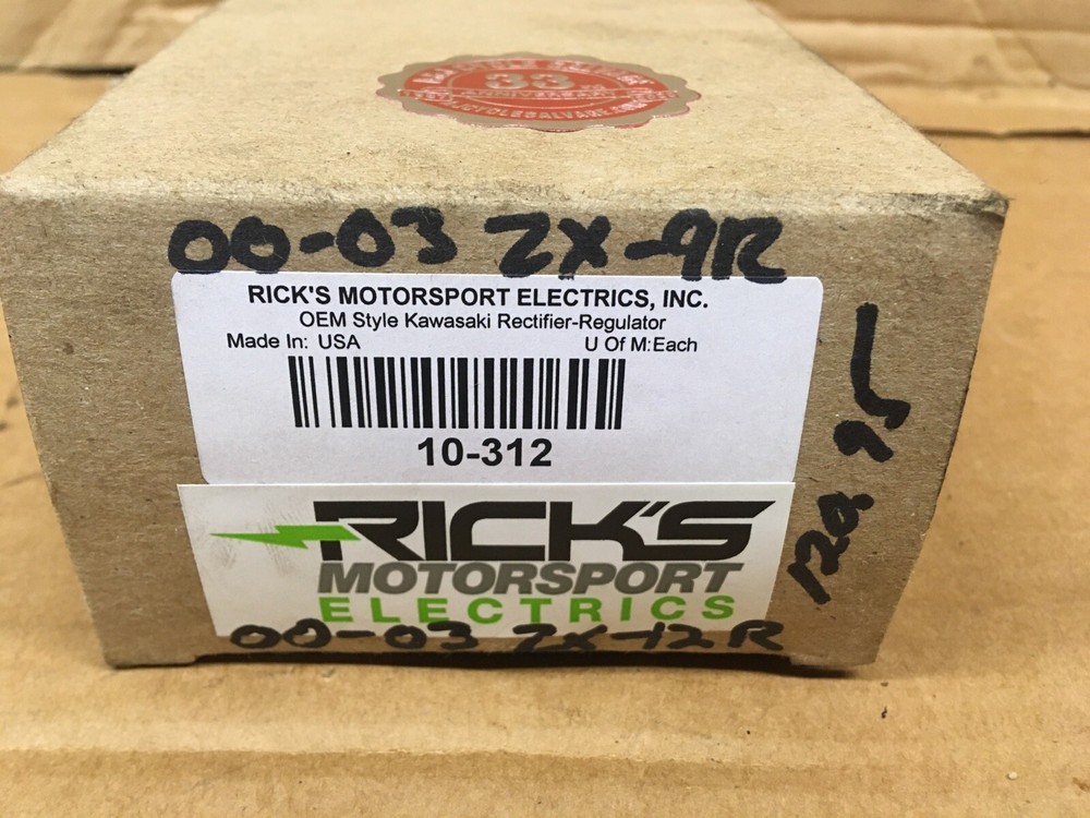 2000-2003 Kawasaki ZX9R voltage Regulator rectifier, Rick's Electronics 10-312