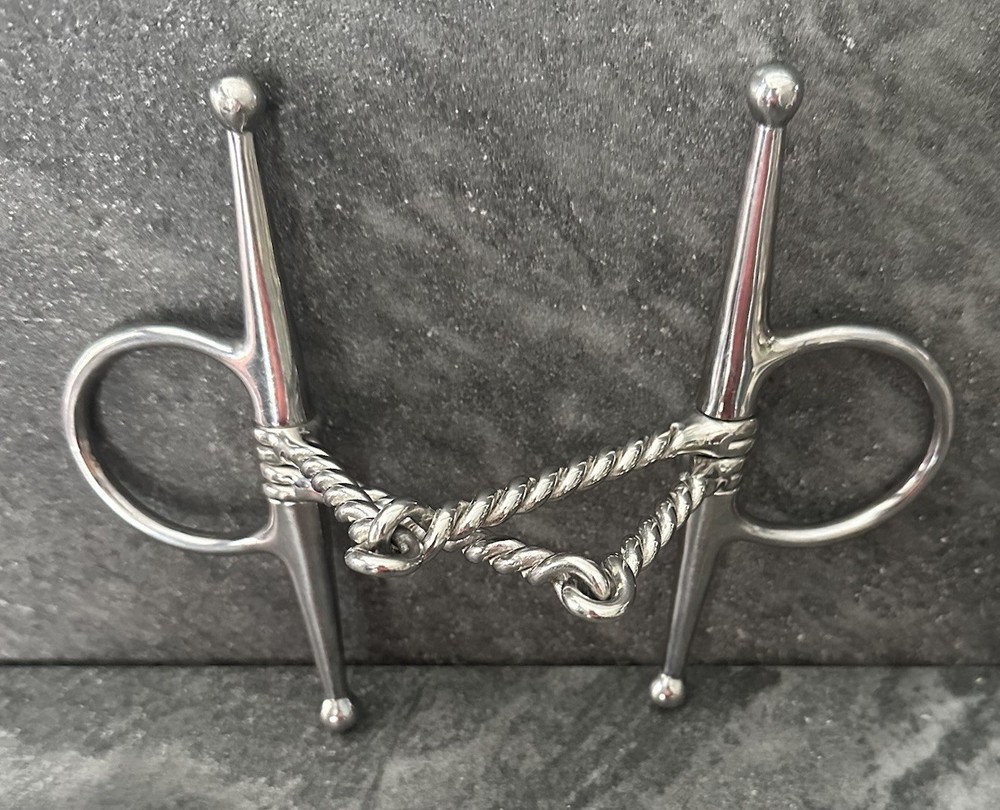 Double Twisted 5” Wire Full Cheek Snaffle Horse Bit