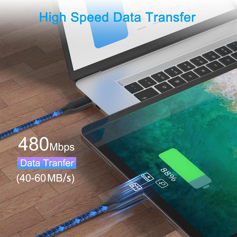 PS4 Controller Charger Cable for Xbox One Controller,Micro USB Cable PS4 Chargin