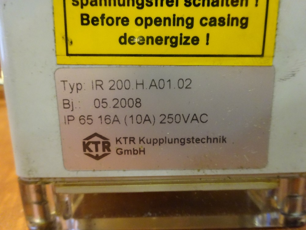 KTR IR200.H.A01.02 temperature level controller