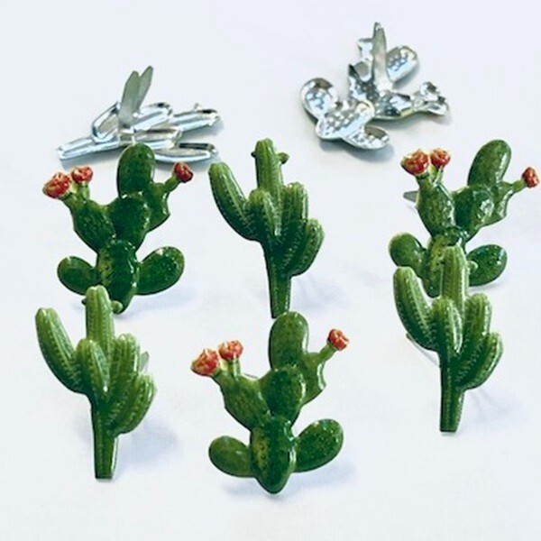 CACTUS SCRAPBOOKING DECORATIVE BRADS EYELET OUTLET 8 PCS