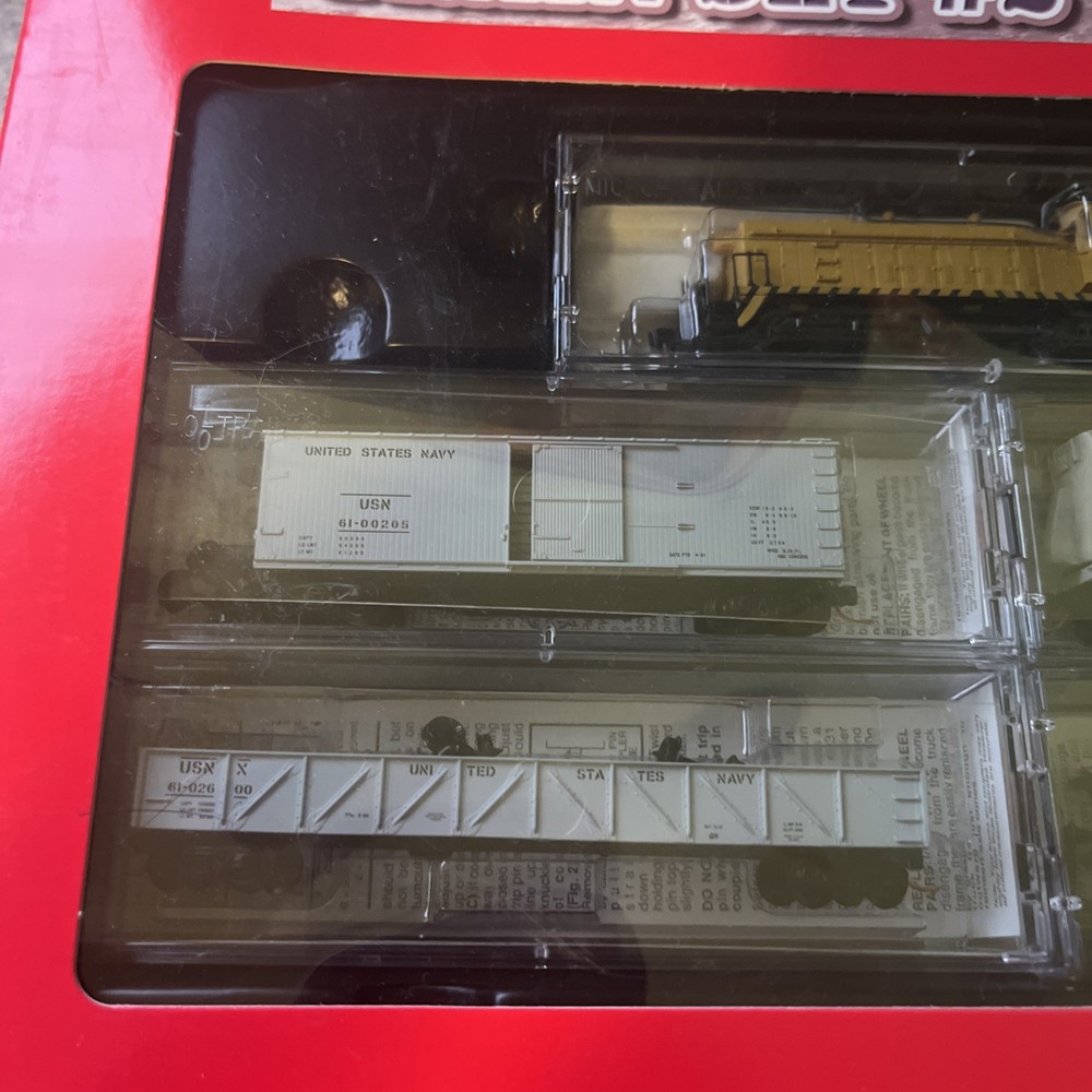 Micro-Train N Scale Us Navy Train Set #2 Special Edition