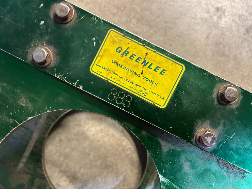 Greenlee 883 Hydraulic Pipe Conduit Bender Frame