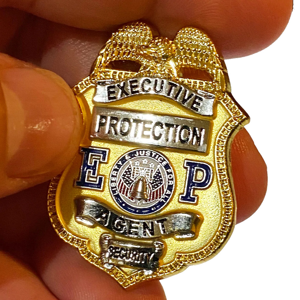 Mini 2 inch Executive Protection Wallet Pin BL4-017