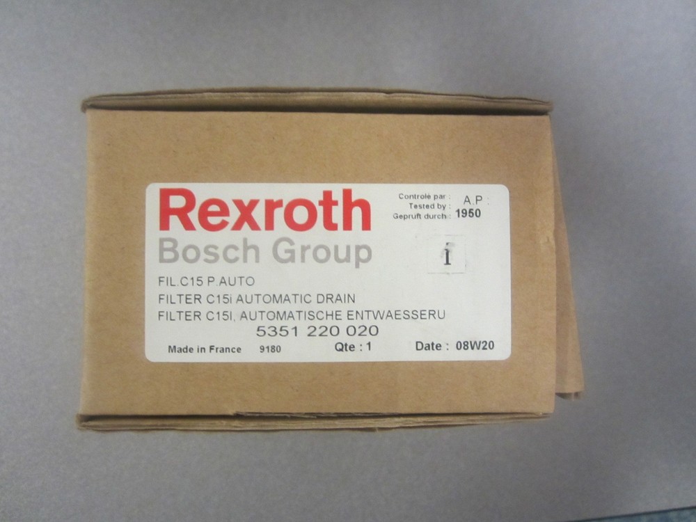 Rexroth 5351220020 C15 i Automatic Drain Filter