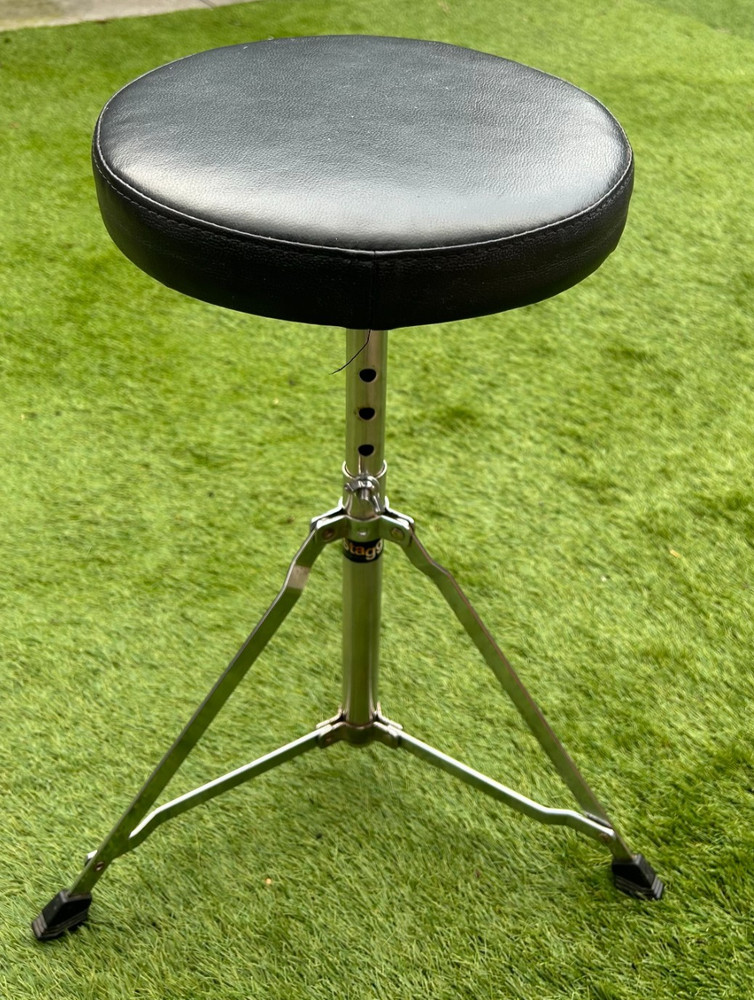 STAGG Drum Stool Throne  Adjustable height  Padded seat
