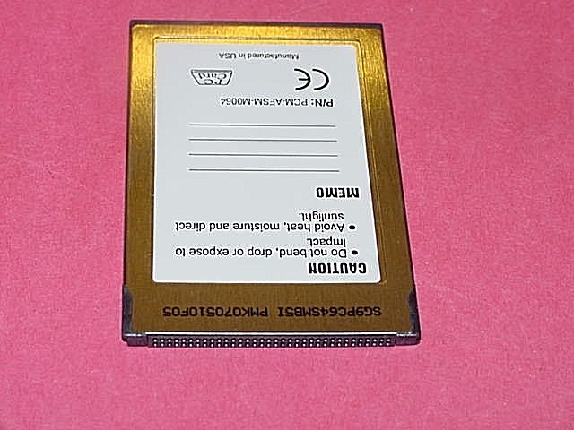 NEW SMART MODULAR PCMCIA 64MB ATA Flash Memory Card TYPE1/CISCO