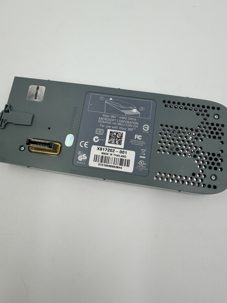 OEM Microsoft Xbox 360 Hard Drive HDD 60GB External Storage- Untested