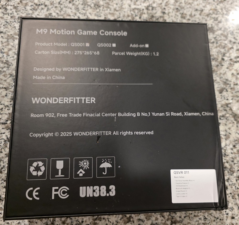 Wonder Fitter M9 Motion Game Controller for Meta Quest 2/3/3s Bluetooth USB