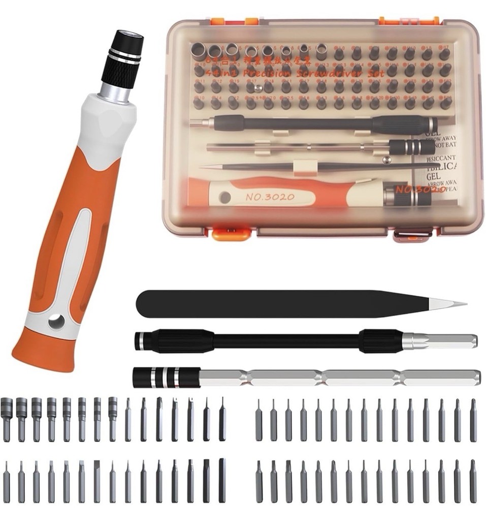 Precision Screwdriver Set With Case 64 In 1