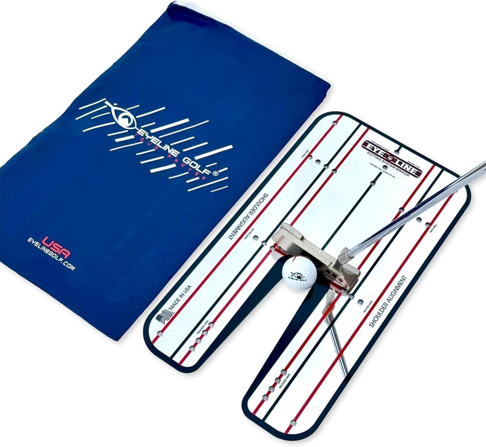 Portable Alignment Mirror for Golf - Perfect Your Stroke and Technique!