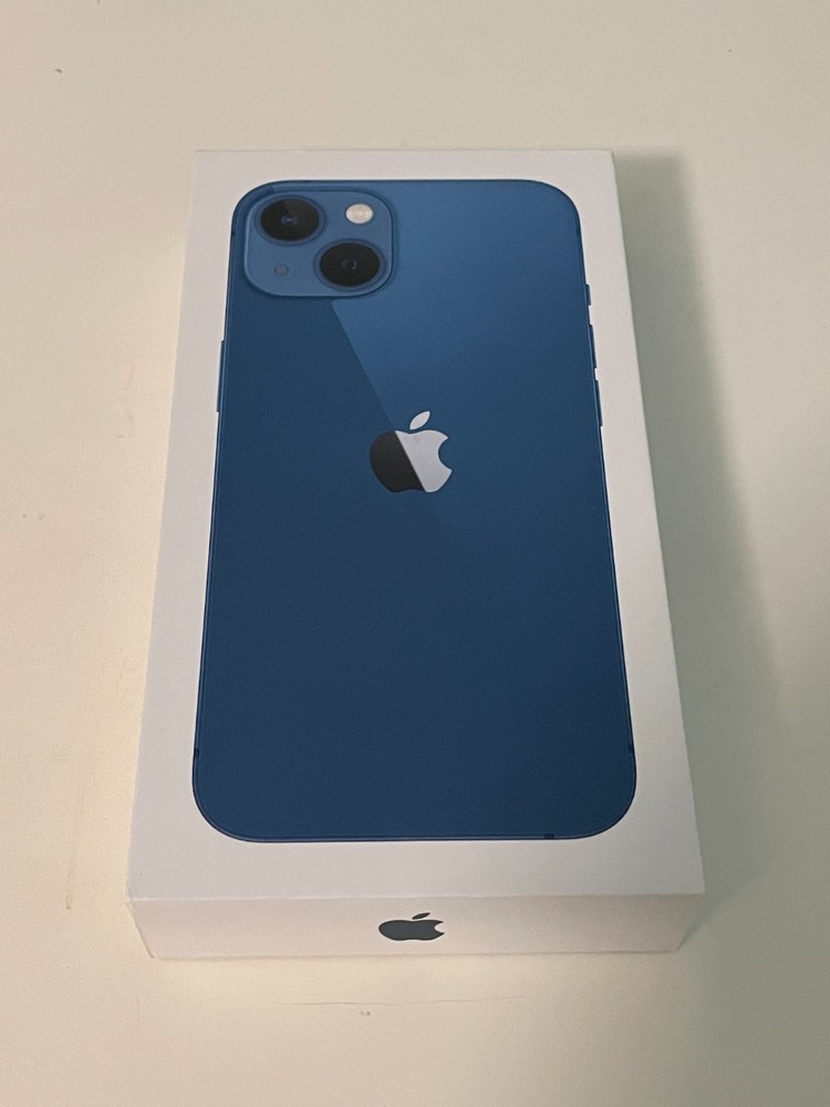 *Empty Box ONLY* Apple iPhone 13 Blue 128 GB