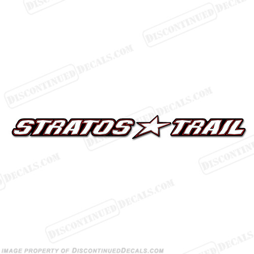 Fits Stratos Trail Logo Decal - 24"