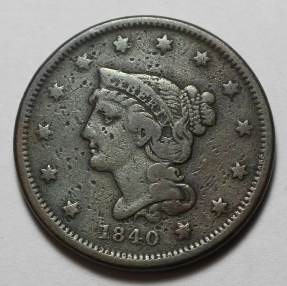 1840 Large Cent DU972