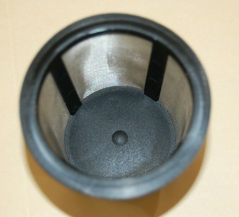 NEW small extremely fine stainless mesh filter cup 2" diameter camp fuel oils