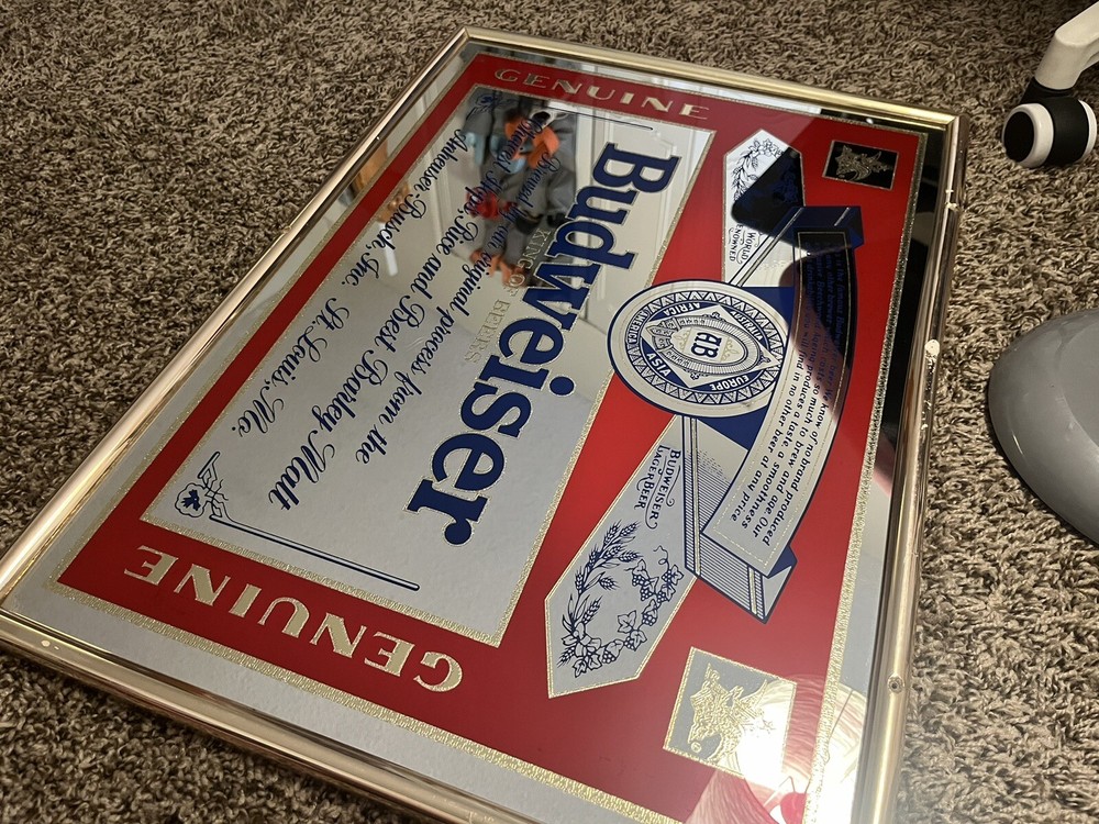 Vintage Anheuser Busch 1992 Mirror 26x19