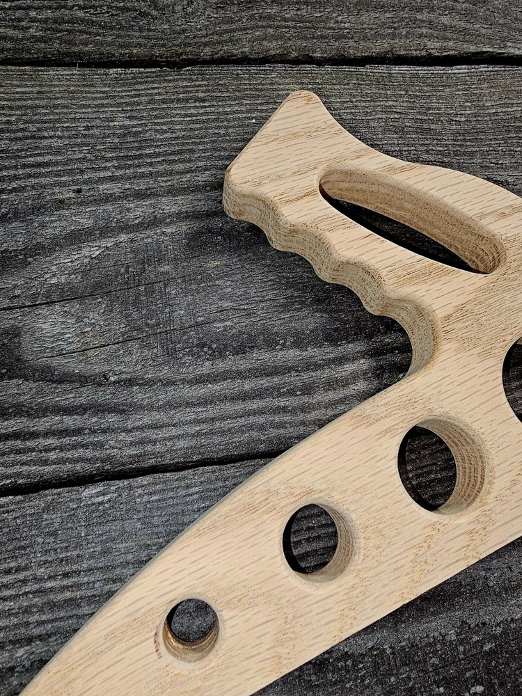 OAK TABLE SAW SAFETY PUSH STICK HANDLE
