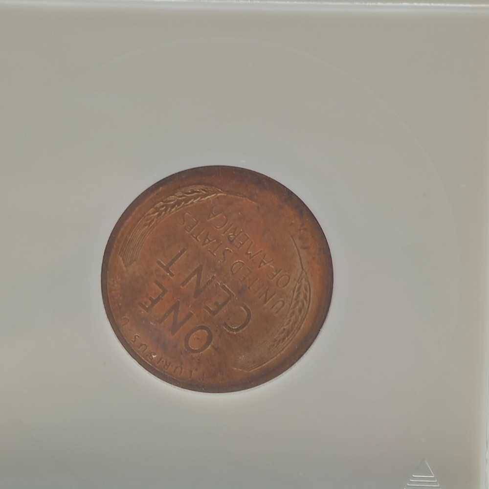 1919 Lincoln Cent ANACS MS63RB Partial Collar Mint Error