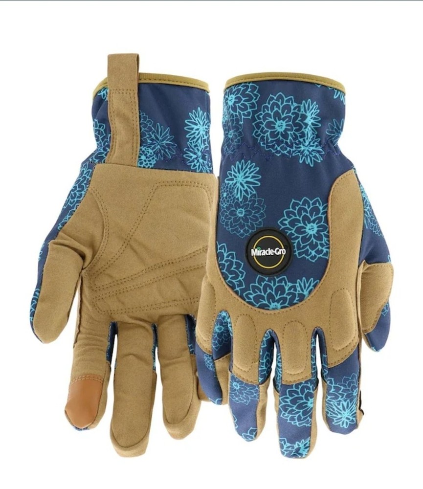 THREE PAIR Miracle-Gro Women’s Gardening Pruning Watering Gloves - SMALL-MEDIUM