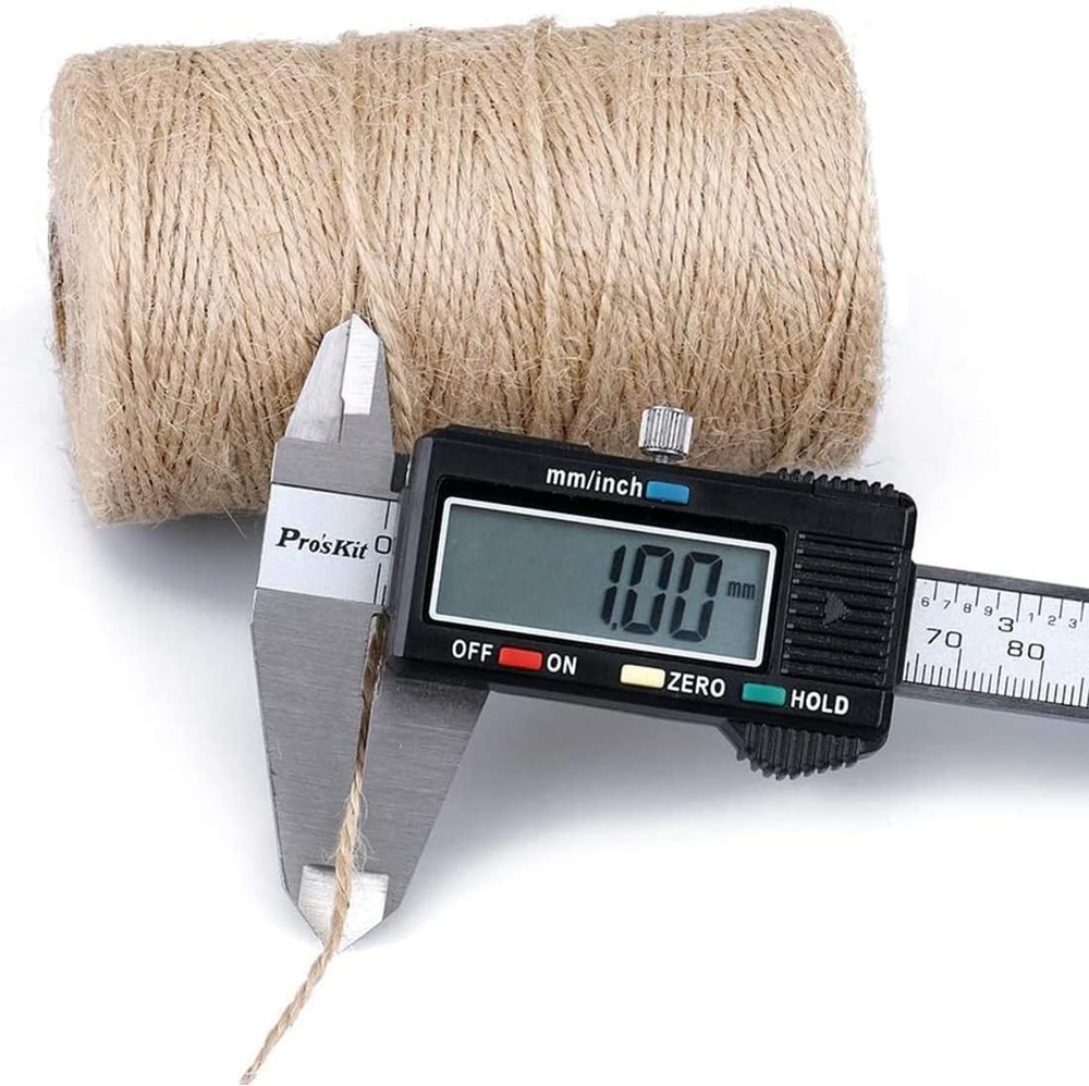 Natural Jute Twine String 328 Feet