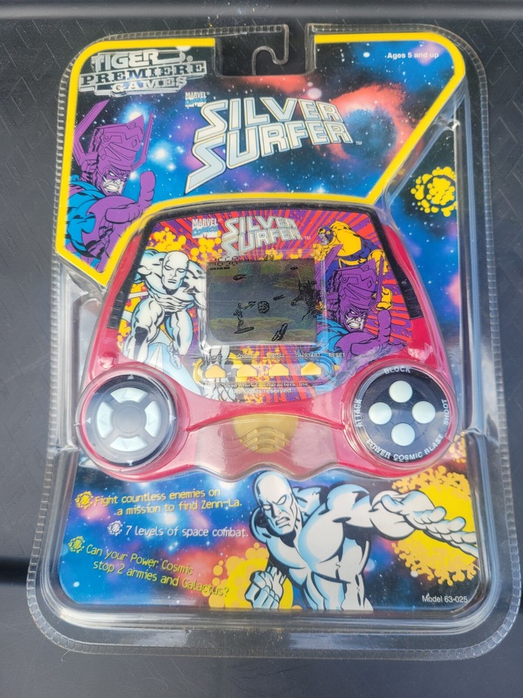 Silver Surfer premiere game electronic handheld game by Tiger
