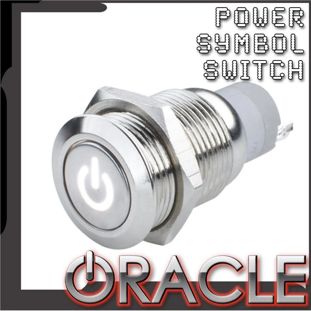 ORACLE 2009-003 ON/OFF FLUSH MOUNT SWITCH W/RED POWER SYMBOL