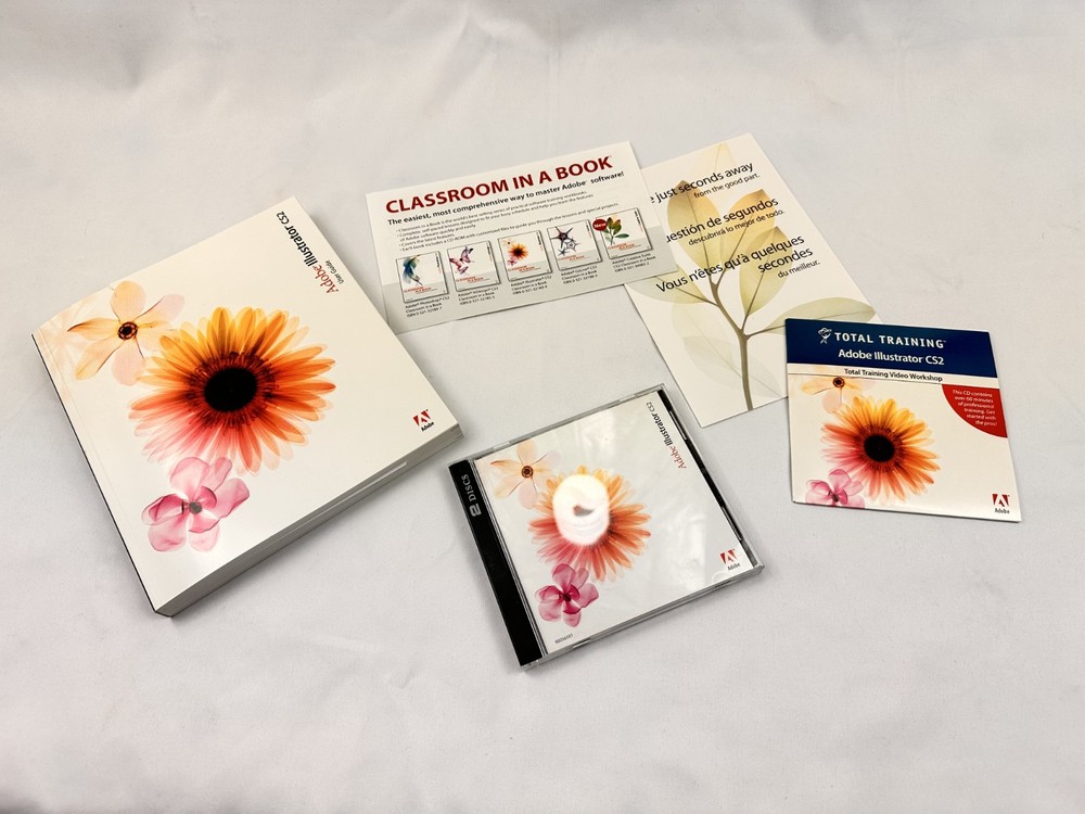 Adobe Illustrator CS 2-CD Set w/ Serial – Educational Version + Tutorial