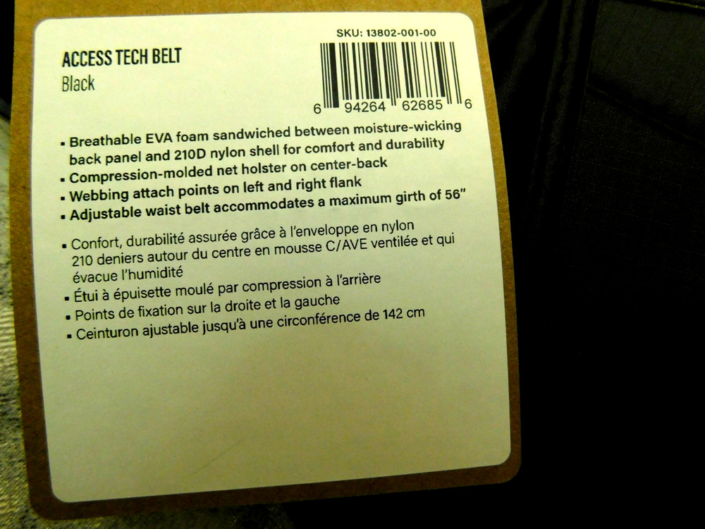 Access Tech Fishing Belt