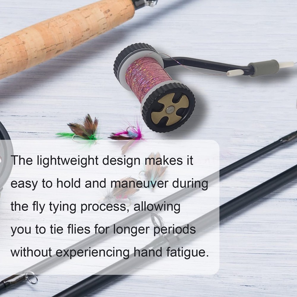 Fly Tying Tool Combo - Accessories and Tools Kit, Bobbin Holder, Hair Stacker...