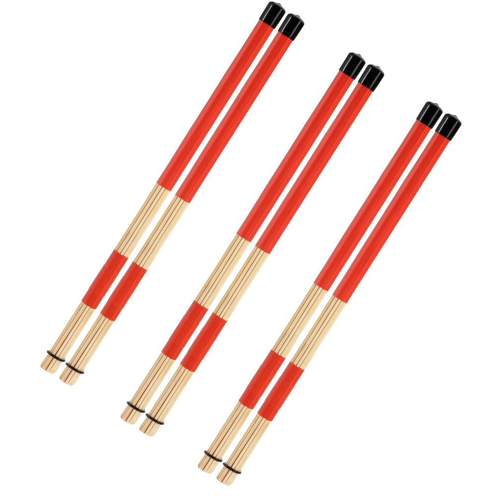 Bamboo Bundle Drumsticks 16 in 3 Pair 5A Jazz Drum Sticks Percussion