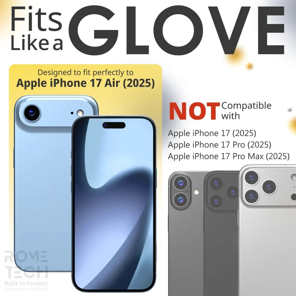 For Apple iPhone 17 Air 2.5D Tempered Glass Screen Protector (3 Per Pack)