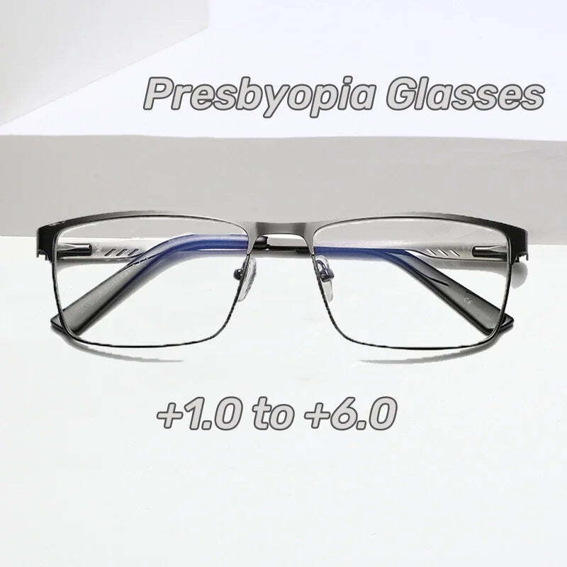 Large Frame AntiBlue Light Reading Glasses for Men