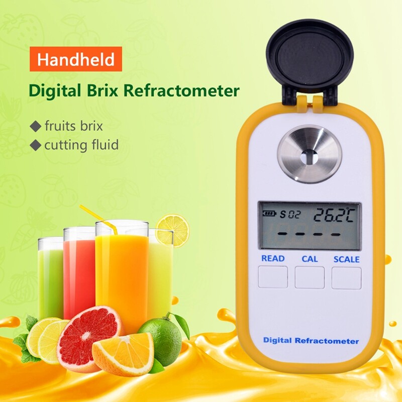 Digital Brix Meter Refractometer Honey Sugar Content Tester with Range 0 to 50%