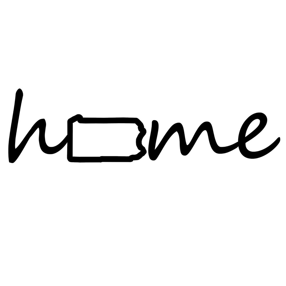 Engraved Bamboo Serving Tray Home w/ State - Style 1