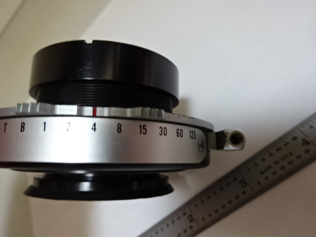 MICROSCOPE PART CAMERA SHUTTER COPAL POLAROID JAPAN OPTICS AS IS #AL-09