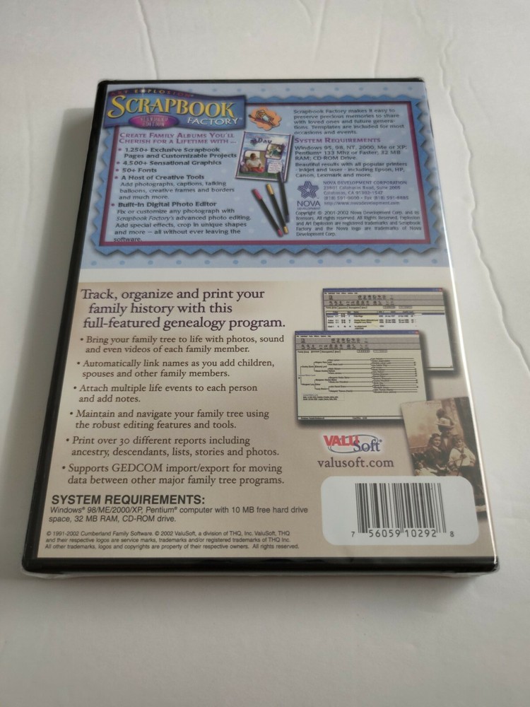 Nova Development Art Explosion Scrapbook Factory PC ROM