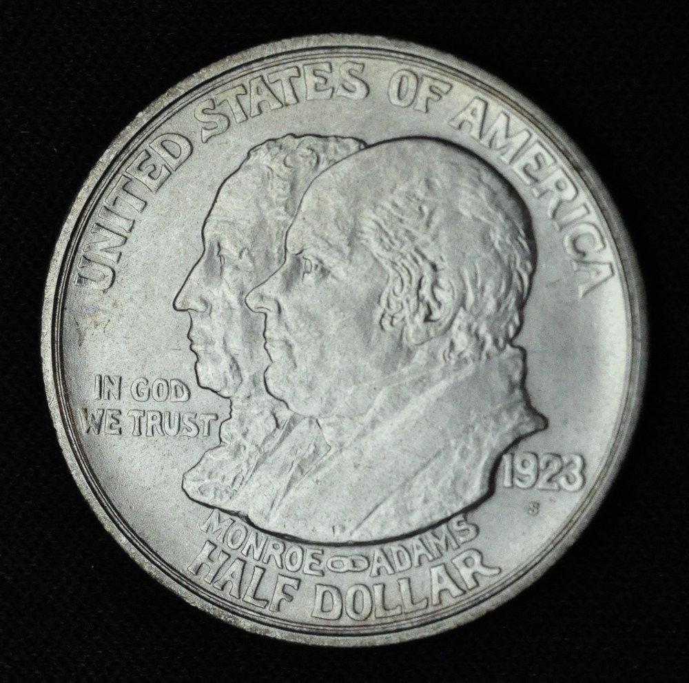 1923 S - Monroe Commemorative Silver Half Dollar - GEM BU