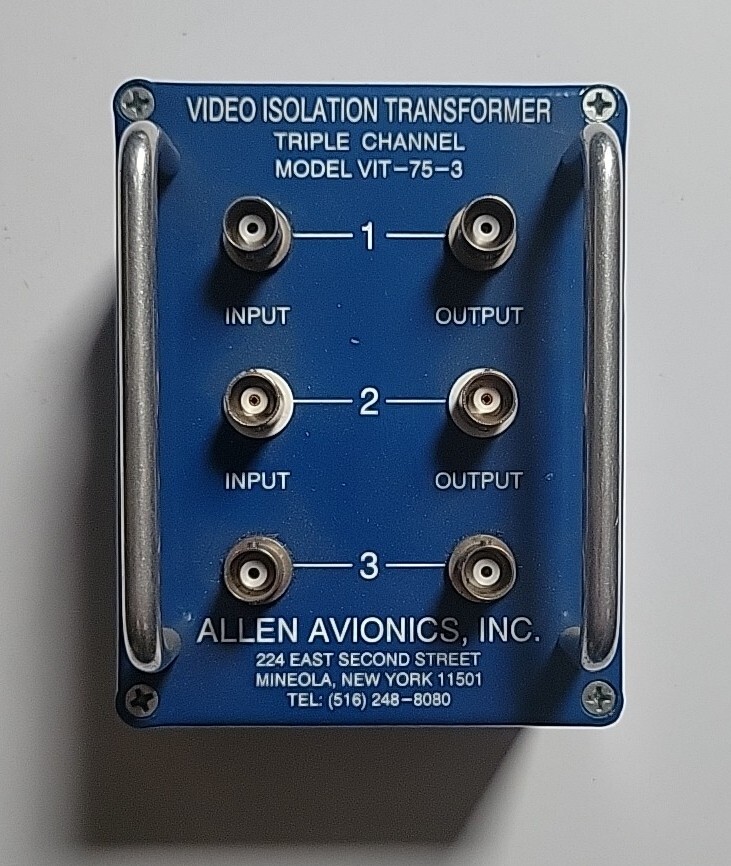 Allen 3 Channel Video Isolation Transformer VIT-75-3