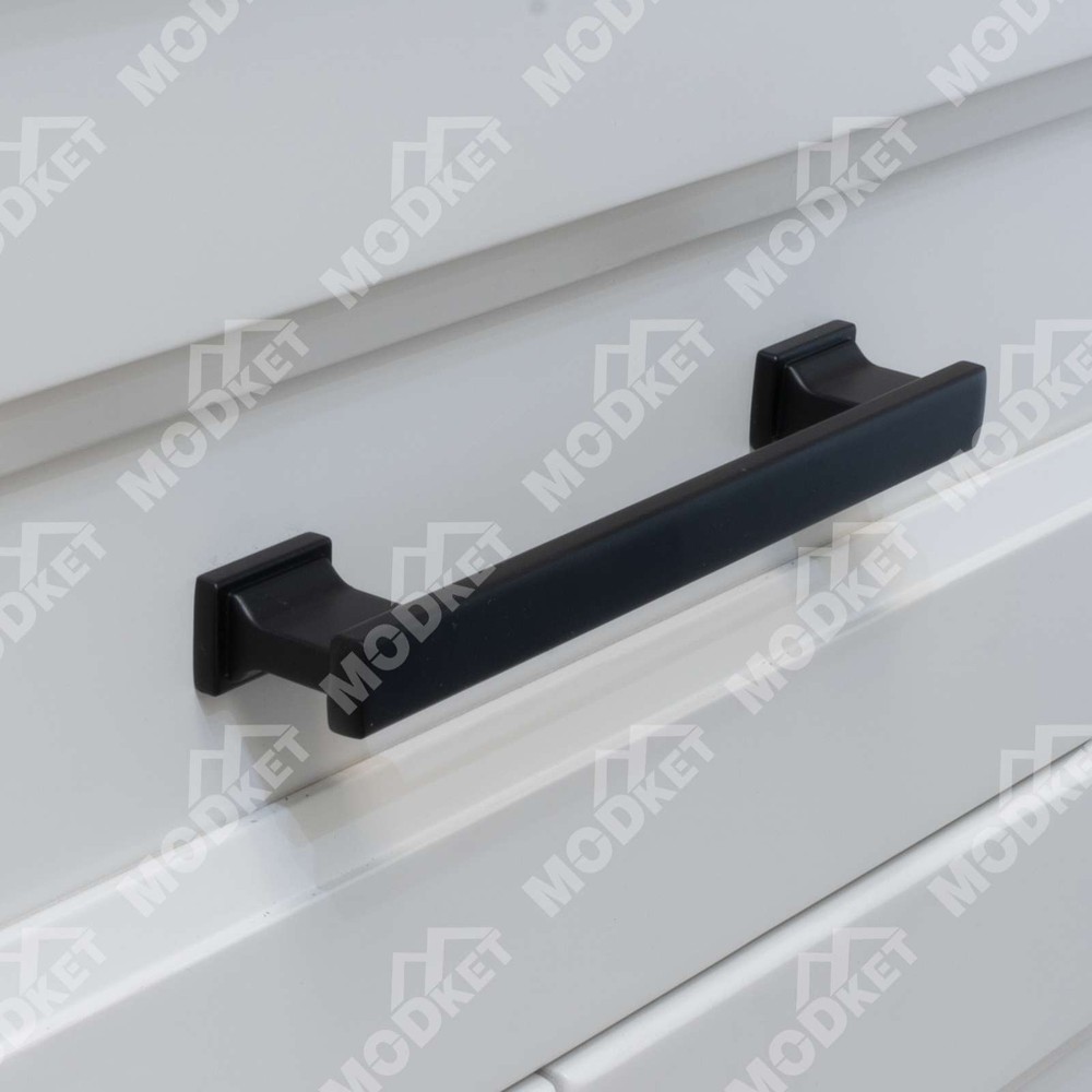 Solid Metal Matte Black Cabinet Pulls Knobs Handles Kitchen Bath Drawer Hardware