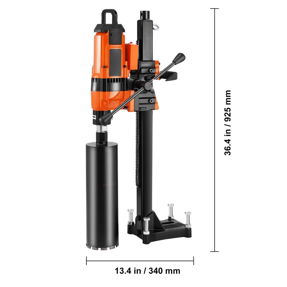Core Drill Machine Drilling Diameter Diamond Stand Concrete Drill Wet Dry Use