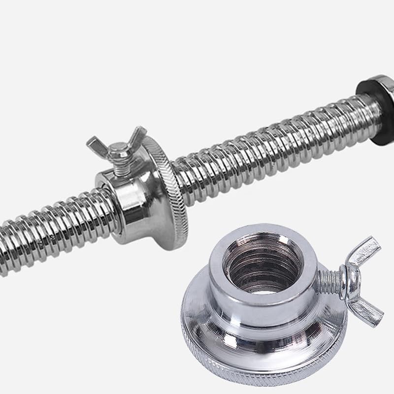 2 Pack Spin Lock Dumbbell Collars Safety Lock Nut for 1in Weight Bar