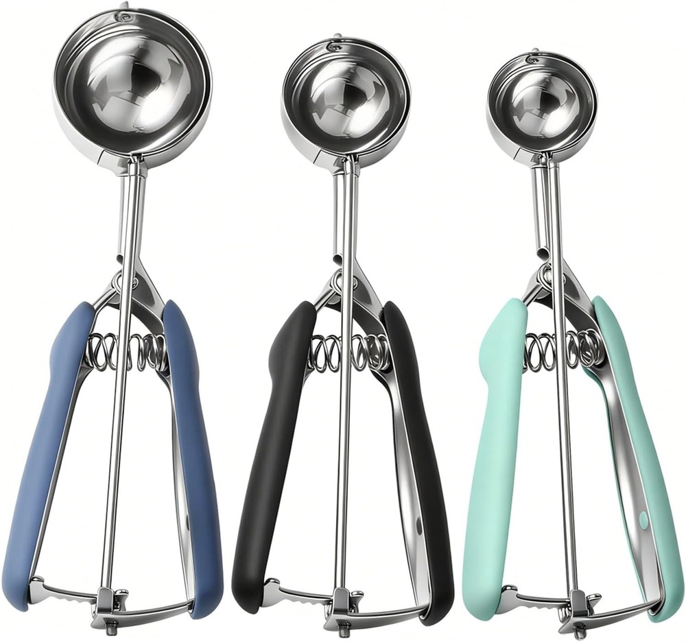 Cookie Scoop set, Cookie Scoops for Baking, Size #60/ #40/ #20, Cookie