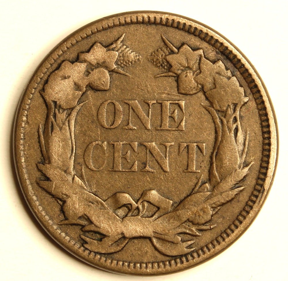 1857 flying eagle cent- Choice EF-SMH1010