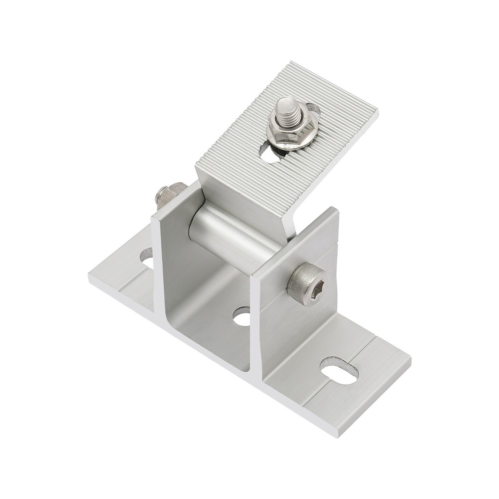 2-Pack Adjustable Solar Panel Mounting Brackets for RVs, Roofs, and Floors