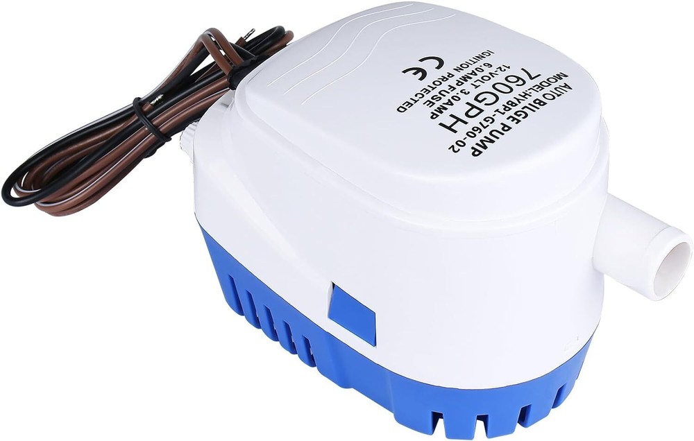 12V 760GPH Automatic Submersible Boat Bilge Water Pump Marine w/ Float Switch