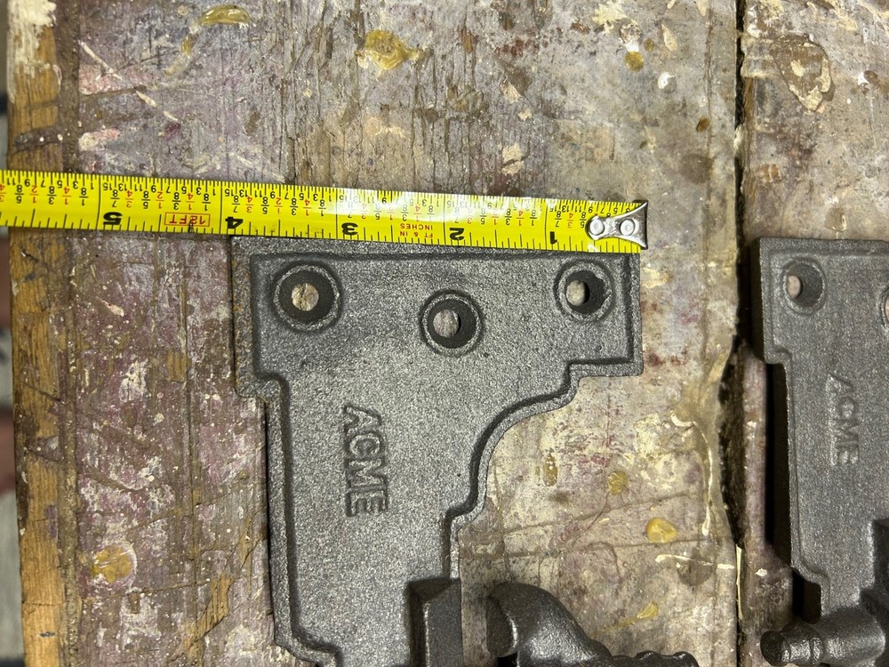 Cast Iron Acme Shutter Hinges # 88 - 378 - 2 Left & 2 right hinge